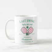Mug Last Swing Before The Ring Pickleball Bach Weekend (Gauche)