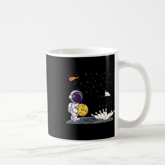 Mug L'Astronaut De L'Espace La Chemise Drôle Bowler À (Droite)