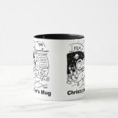 Mug L'astronaute a surpris de voir le courrier. Ajoute (Centre)