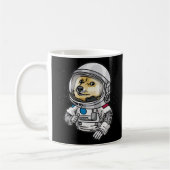 Mug L'astronaute Chien grimpe dans l'espace Chien (Gauche)