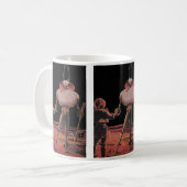 Mug L'astronaute de science-fiction vintage Shake Hand (Devant gauche)