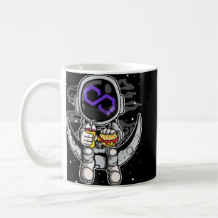 Mug L'Astronaute Fastfood Polygon Matic Coin À La Lune