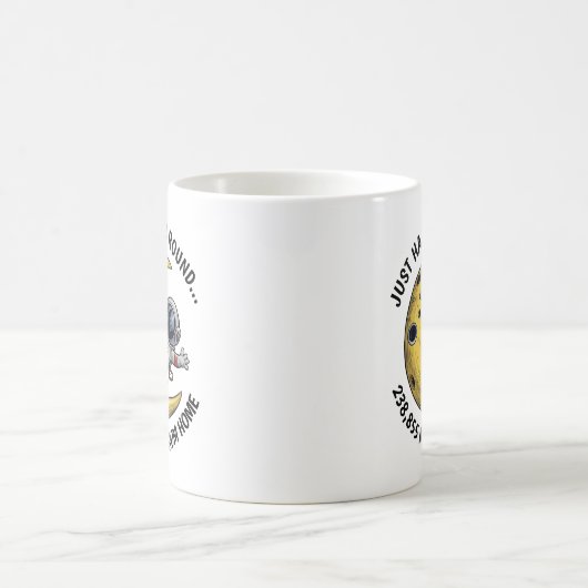 Mug L'astronaute sur la Lune (Centre)