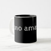 Mug latin, Amo amas amat (Devant gauche)