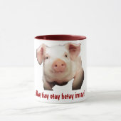 Mug Latin de tasse/porc (Centre)