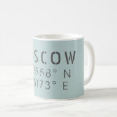 Mug Latitude de Moscou (Devant droit)