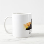 Mug Latitude et Longitude de Chicago Skyline (Gauche)
