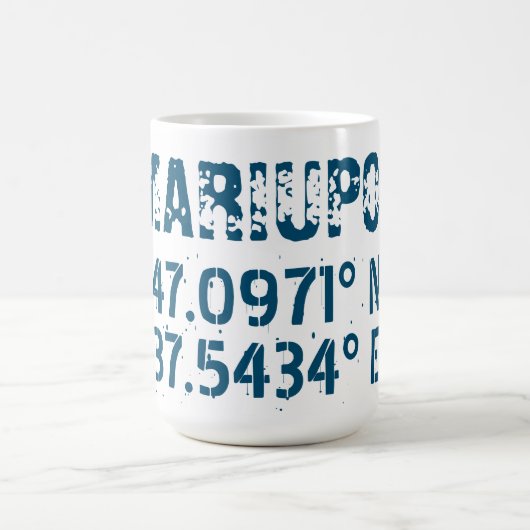 Mug Latitude et Longitude Marioupol désistés (Centre)