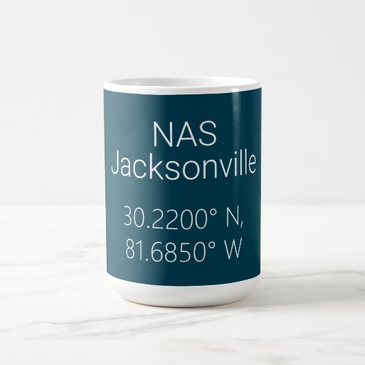 Mug Latitude Longitude NAS Jacksonville (Centre)