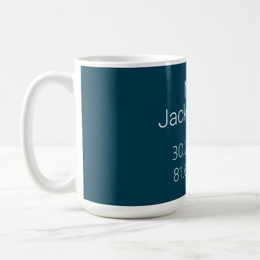 Mug Latitude Longitude NAS Jacksonville (Gauche)