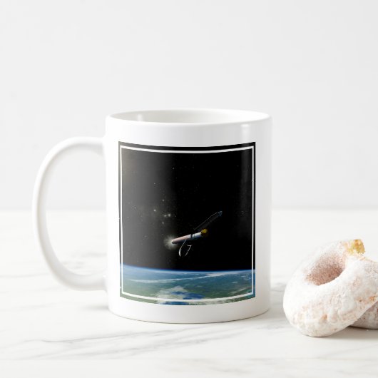 Mug L'Atlas V541 Lance Le Véhicule En Orbite. (Avec donut)