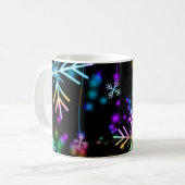 Mug L'atmosphère de Noël festive et animée de Slippery (Devant gauche)