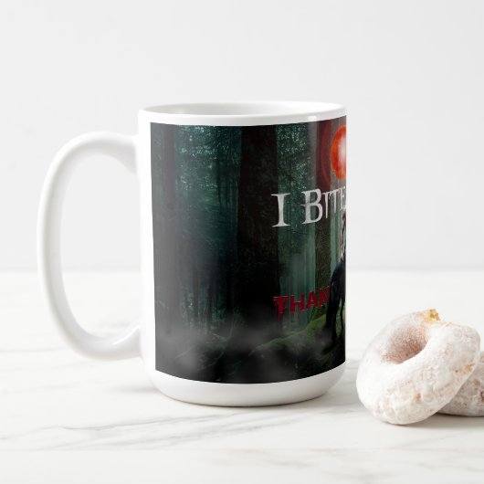 Mug L'atmosphère mystique de SlipperyJoe à l'Halloween (Avec donut)