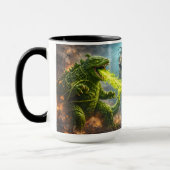 Mug L'attaque du légume mutant Colossus deux tons (Gauche)