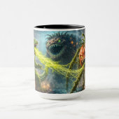 Mug L'attaque du légume mutant Colossus deux tons (Centre)