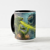 Mug L'attaque du légume mutant Colossus deux tons (Devant gauche)