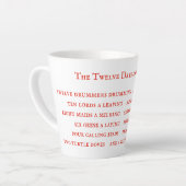 Mug Latte 12 JOURS PAROLES (Angle gauche)