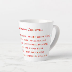 Mug Latte 12 JOURS PAROLES