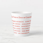Mug Latte 12 JOURS PAROLES (Devant)