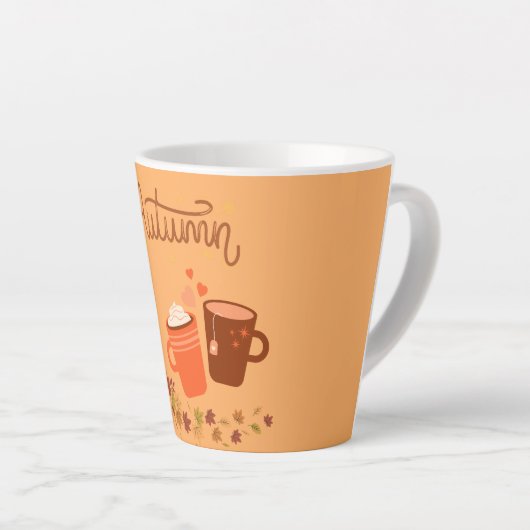 Mug Latte Automne (Angle droit)