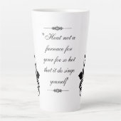 Mug Latte Avec Belle Conception (Devant)