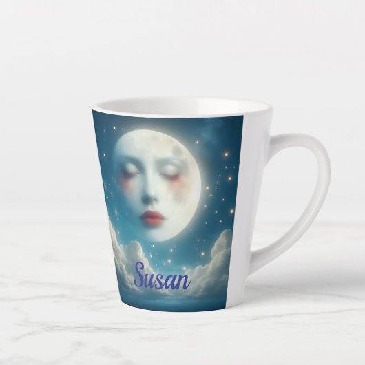 Mug Latte Belle Lune (Droite)