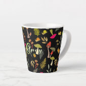 Mug latte botanique de champignons (Angle droit)