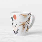Mug Latte Chat Tuxedo StayPawsitive à Silhouette M (Angle droit)