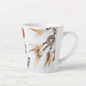 Mug Latte Chat Tuxedo StayPawsitive à Silhouette M (Droite)