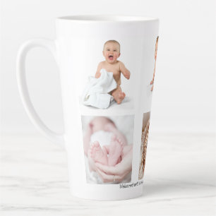 Mug Latte Collage Photo de Bébé