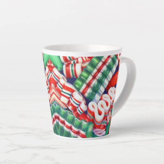 Mug Latte CONFISERIE EN RUBAN (Angle droit)