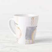 Mug latte d'art moderne (Angle gauche)