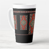 Mug latte d'art populaire arménien (Angle gauche)