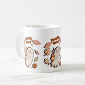 Mug Latte d'automne du citrouille Ghost (Devant gauche)