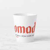 Mug latte de brasse essentielle (Devant)