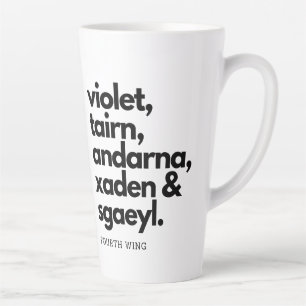Mug latte de la quatrième Escadre