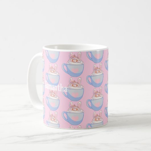 Mug Latte de lapin avec cannelle (Devant gauche)