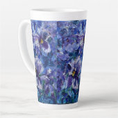 Mug latte de l'appel pourpre - 17oz (Angle gauche)