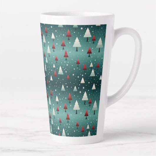 Mug latte de l'arbre de Noël (Droite)