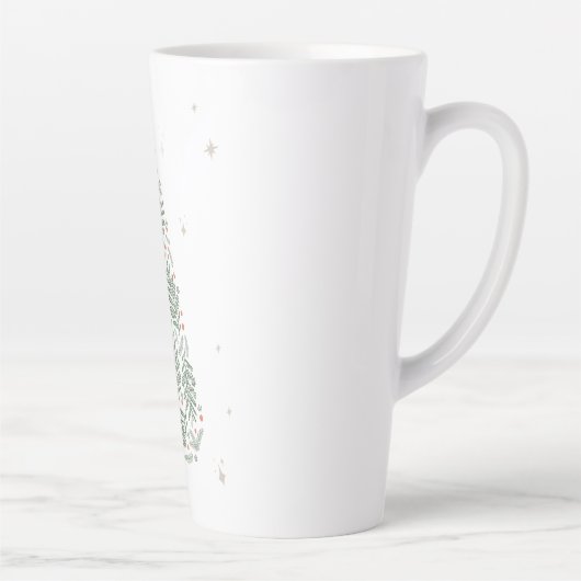 Mug latte de l'arbre de Noël (Droite)