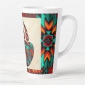 Mug latte de l'ours tribal (Droite)