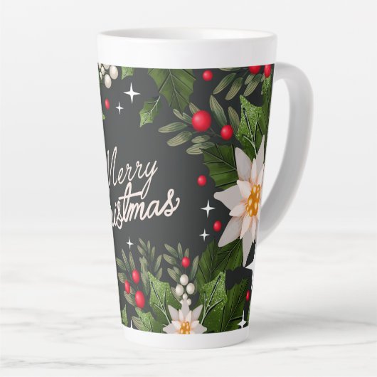 Mug latte de Noël (Angle droit)