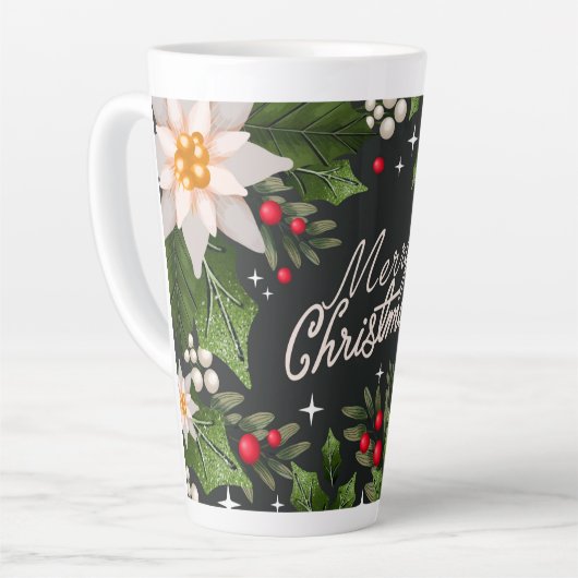 Mug latte de Noël (Angle gauche)