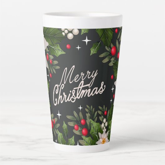 Mug latte de Noël (Devant)