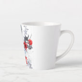 Mug latte de Noël blanc (Droite)