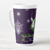 Mug latte de renne pourpre (Angle gauche)