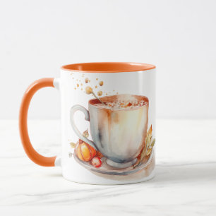 Mug Latte épice Citrouille d'automne AutAutomne Cosy