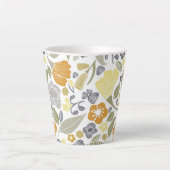 Mug latte floral (Devant)