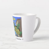 Mug Latte-fun photo d'Augie la Tortue (Angle droit)