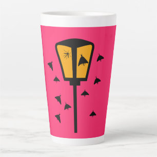 Mug Latte Lampion et Papillons de Nuit